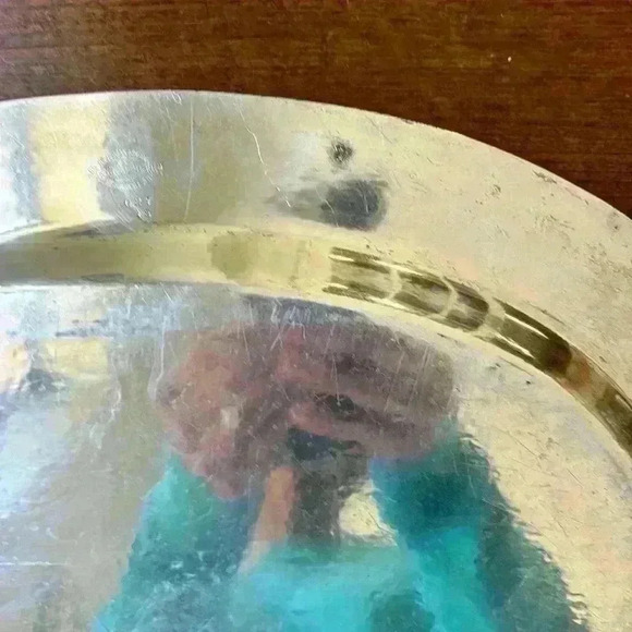 Homan Made In USA Sheffield Quality Wm Mounts Tray Plated On Nickel Hammered - Picture 6 of 8